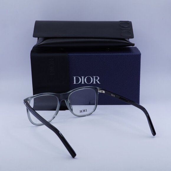Dior DIORESSENTIALO S3I 4500 Square 55mm Eyeglasses - Transparent Grey - Picture 6 of 10